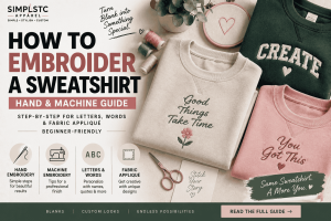 how to embroider a sweatshirt