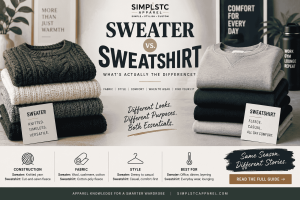 sweatshirt vs sweater