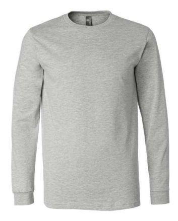 BELLA + CANVAS Heather CVC Long Sleeve Tee 3501CVC