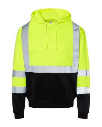 Kishigo Unisex Hi-Vis Hooded Sweatshirt JS154