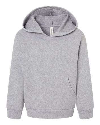 BELLA + CANVAS Toddler Sponge Fleece Pullover Hoodie Sweatshirt 3719T