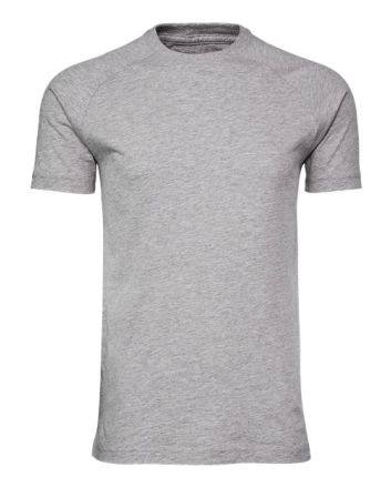 BELLA + CANVAS Men's Heather CVC Raglan Tee 3201C
