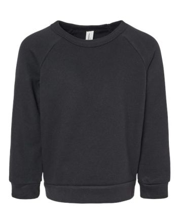BELLA + CANVAS Toddler Sponge Fleece Raglan Crewneck Sweatshirt 3901T