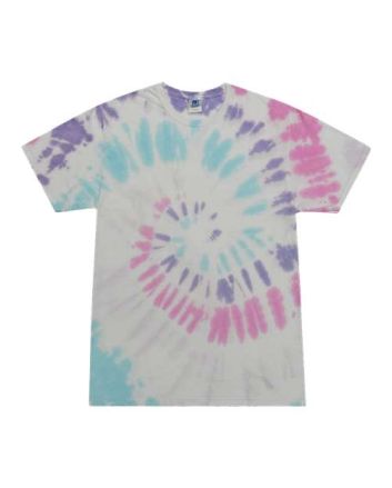 Colortone Unisex Multi-Color Tie-Dyed T-Shirt 1000C