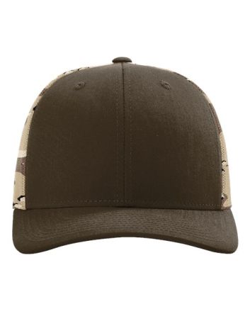 Richardson Printed Mesh Trucker Cap 112PM