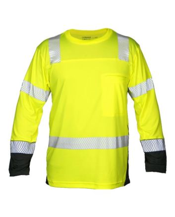Kishigo Unisex Premium Black Series® Cool Touch Class 3 Long Sleeve T-Shirt 9177