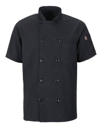 Chef Designs Mimix™ Short Sleeve Chef Coat with OilBlok 046X