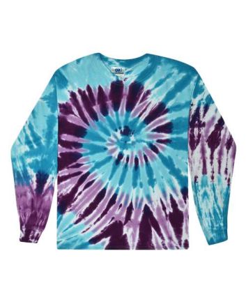 Colortone Unisex Tie-Dyed Long Sleeve T-Shirt 2000C