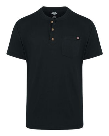 Dickies Men's Tall Heavyweight Traditional Short Sleeve Henley WS51T