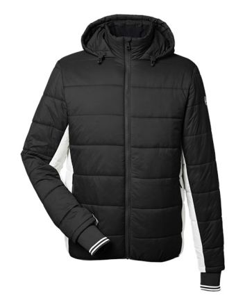 Nautica Men's Nautical Mile Hooded Puffer Jacket N17186
