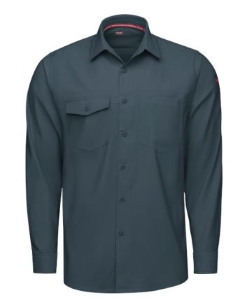 Red Kap Men's Cooling Long Sleeve Work Shirt TSM4