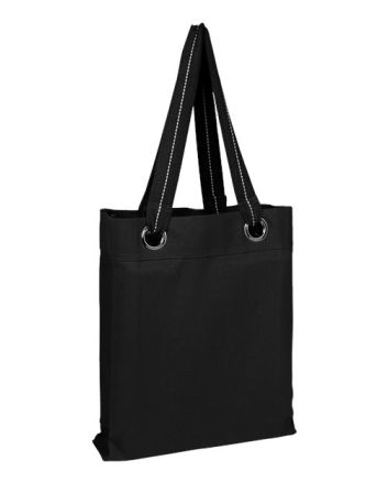 Q-Tees Large Grommet Tote Bag Q1630
