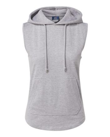 MV Sport Women's Kinsley Sleeveless Hooded Sweatshirt W24131