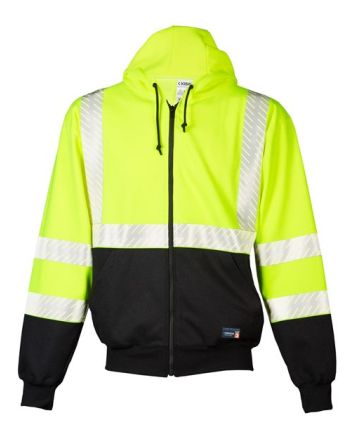 Kishigo Unisex FR Full-Zip Hooded Sweatshirt F507