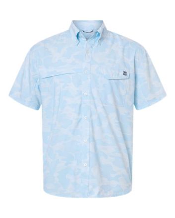 HUK Men's Tidepoint Printed Short Sleeve Shirt H1500220