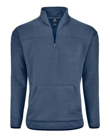 J. America Unisex Pebble Fleece Quarter-Zip Pullover 8773