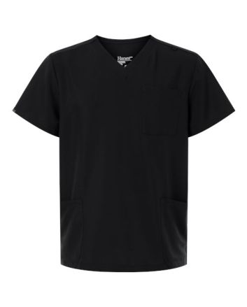 Hanes Men's V-Neck 3 Pocket Scrub Top HMB002