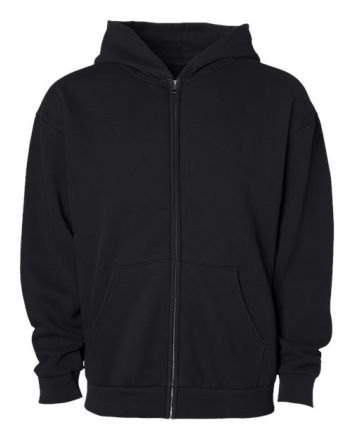Independent Trading Co. Unisex Mainstreet Heavyweight Full-Zip Hooded Sweatshirt IND420ZIP