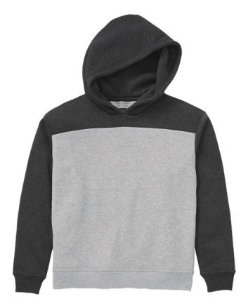 Boxercraft Youth Colorblocked Hooded Sweatshirt BY5404