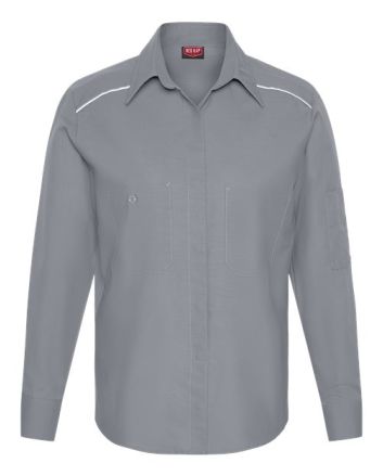 Red Kap Women's Airflow Long Sleeve Work Shirt SP5A