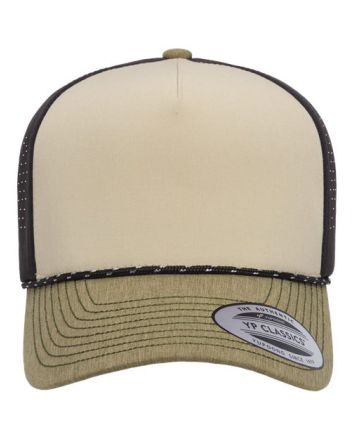 YP Classics Five-Panel Perforated Rope Cap 5389BD