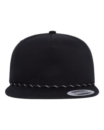 YP Classics Lightly Structured Five-Panel Rope Cap 6502BD