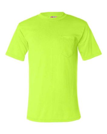 Bayside Unisex USA-Made 50/50 Pocket T-Shirt 1725