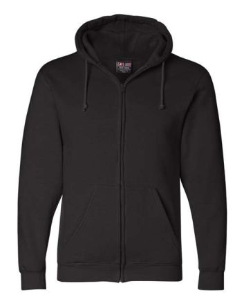 Bayside Unisex USA-Made Full-Zip Hooded Sweatshirt 900