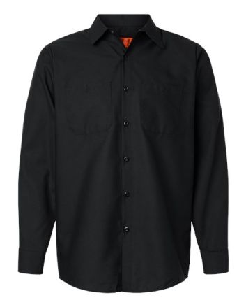 Red Kap Men's Industrial Long Sleeve Work Shirt SP14