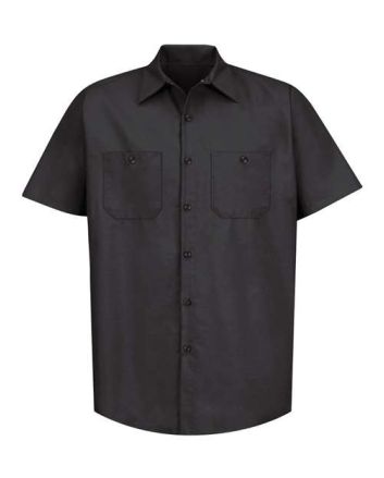 Red Kap Men's Industrial Short Sleeve Work Shirt SP24