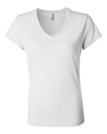 BELLA + CANVAS Women’s Jersey V-Neck Tee 6005