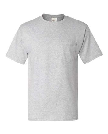 Hanes Unisex Authentic Pocket T-Shirt 5590