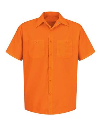 Red Kap Men's Enhanced Visibility Short Sleeve Work Shirt SS24
