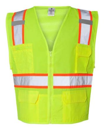 Kishigo Unisex Ultra-Cool™ Solid Front Vest with Mesh Back 1163-1164