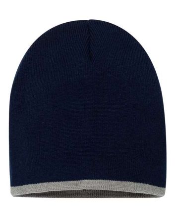 Sportsman 8" Bottom-Striped Beanie SP09