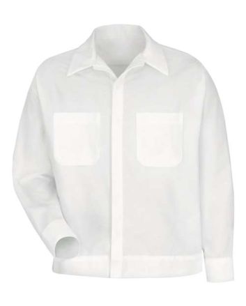Red Kap Men's Button-Front Shirt Jacket SP35