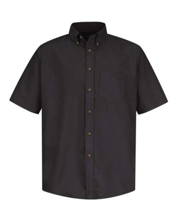 Red Kap Men's Poplin Short Sleeve Dress Shirt SP80