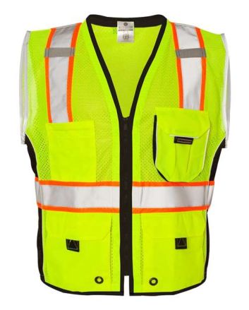 Kishigo Unisex Premium Black Series® Heavy-Duty Vest 1513-1514