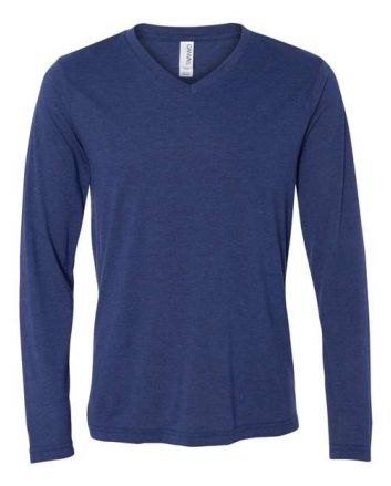 BELLA + CANVAS Unisex Long Sleeve V-Neck Tee 3425C