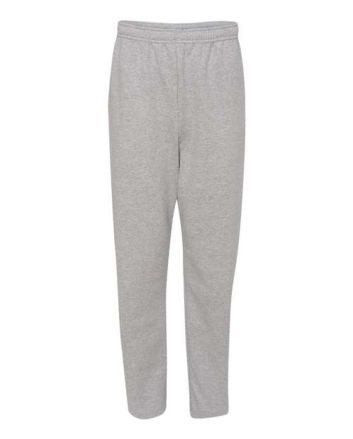 JERZEES Unisex NuBlend® Open-Bottom Sweatpants with Pockets 974MPR