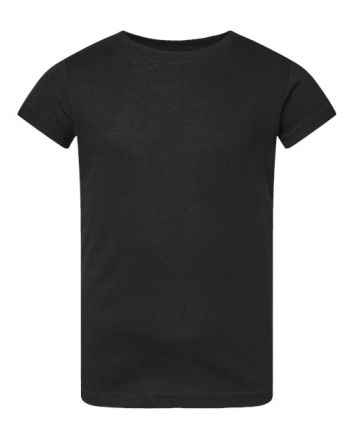 Rabbit Skins Toddler Girls Fine Jersey Tee 3316