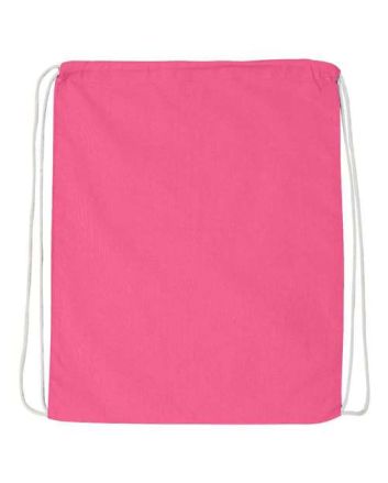 Q-Tees Economical Cotton Drawstring Bag Q4500