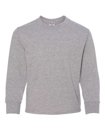 JERZEES Youth Dri-Power® Long Sleeve 50/50 T-Shirt 29BLR