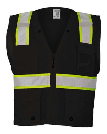 Kishigo Unisex EV Series® Enhanced Visibility Multi-Pocket Mesh Vest B100-111