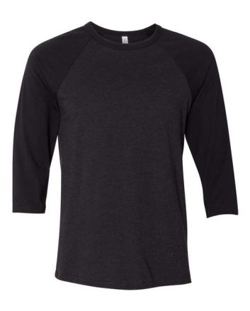 BELLA + CANVAS Unisex Three-Quarter Sleeve Baseball Tee 3200C