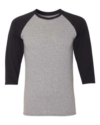 JERZEES Unisex Triblend Three-Quarter Raglan Baseball T-Shirt 601RR