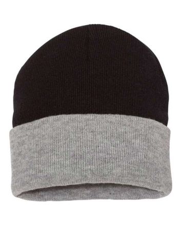 Sportsman 12" Color Blocked Cuffed Beanie SP12T