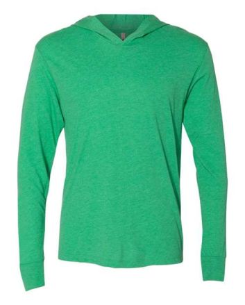 Next Level Unisex Triblend Hooded Long Sleeve Pullover T-Shirt 6021M