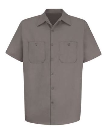 Red Kap Men's Tall Cotton Short Sleeve Uniform Shirt SC40T