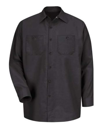 Red Kap Men's Tall Industrial Long Sleeve Work Shirt SP14T